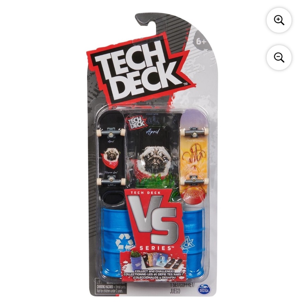 🆕 Tech Deck, April Skateboards Versus Series, Collectible Fingerboard 2-Pack